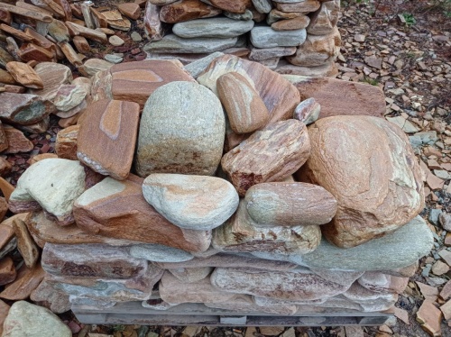 Златолит жёлтый, жёлто-зелёный глыбки и валуны для ланшафтного дизайна купить в Асбесте