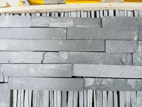 Плитка чёрная из натурального камня фасадная 30 см * 5 см, толщина 7 мм -30 мм купить в Асбесте