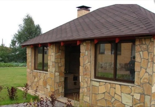 Плитняк златолит жёлтый золотистый для фасада 1,5-3см купить в Асбесте